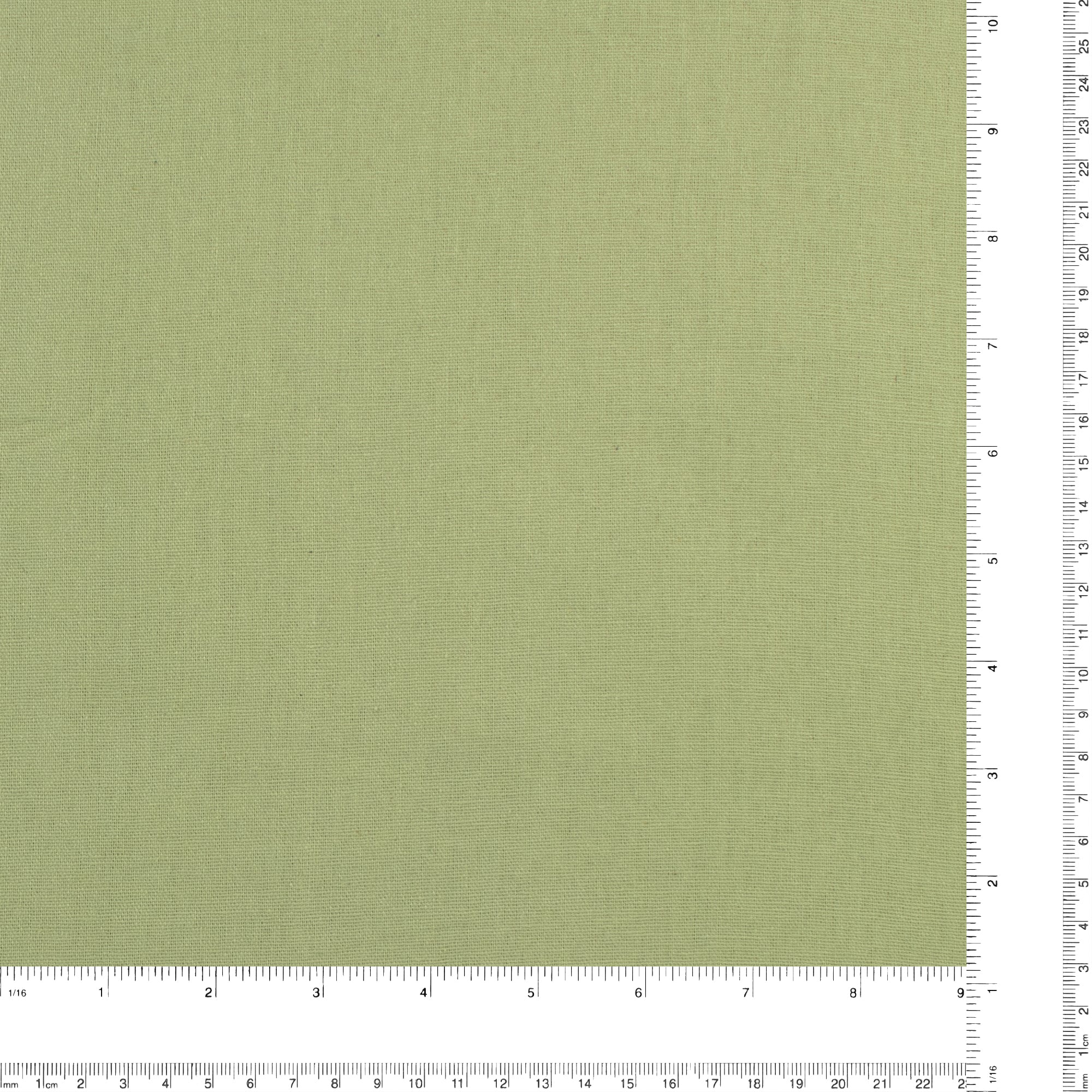 Mix of viscose, cotton and linen - MANSFIELD - 006 - Sage - Image 3