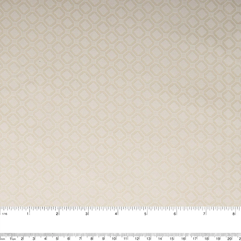 MONOTONE Wide-width fabric - Cube - Beige - Image 3