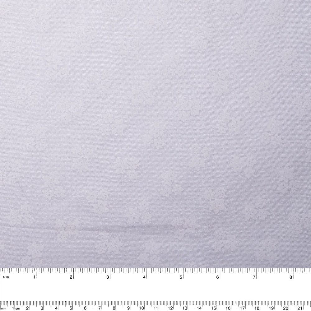 MONOTONE Wide-width fabric - Lily - White - Image 2