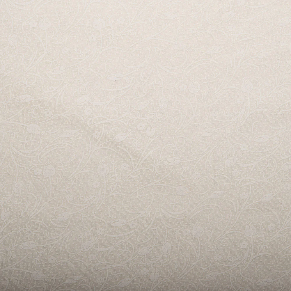 MONOTONE Wide-width fabric - Tulips - Beige