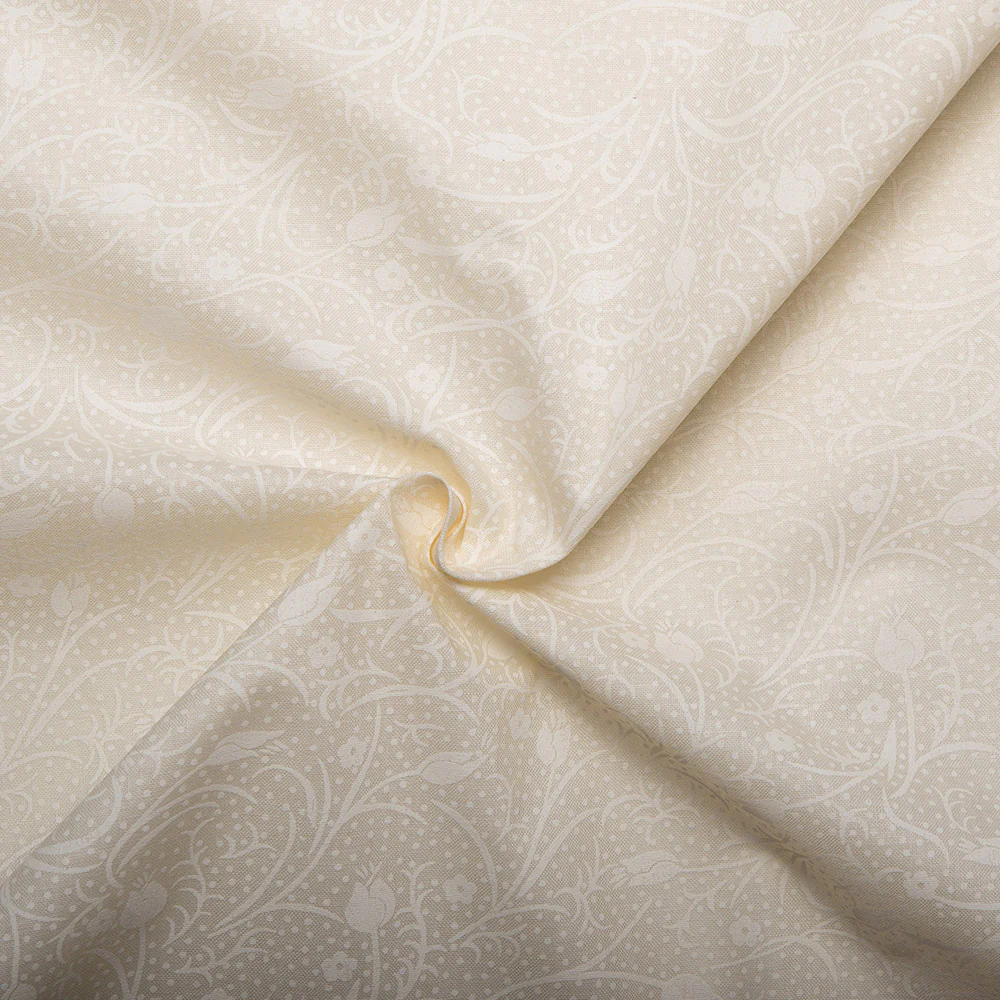 MONOTONE Wide-width fabric - Tulips - Beige - Image 2
