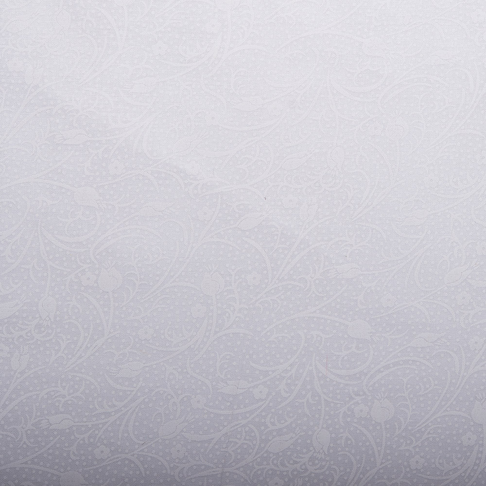 MONOTONE Wide-width fabric - Tulips - White