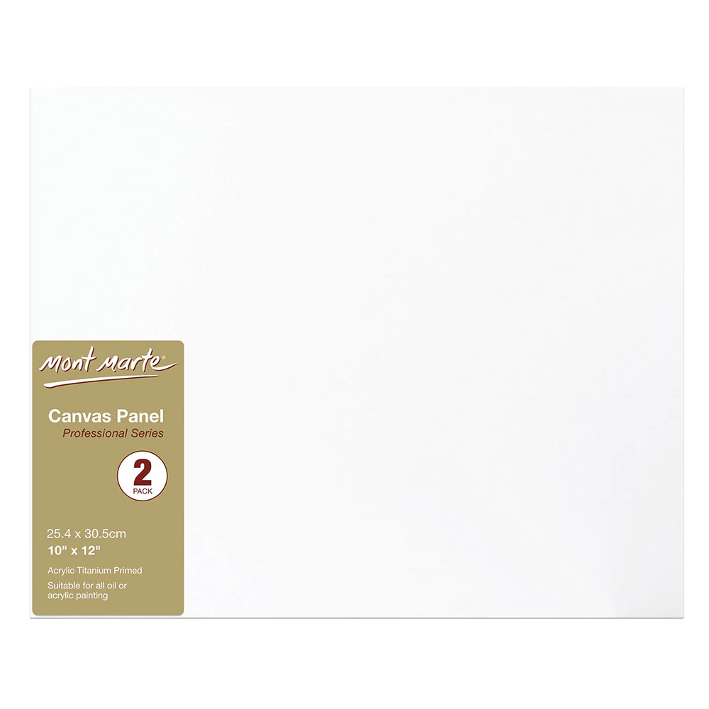 MONT MARTE Canvas Panels 10" x 12" (25.4 x 30.5cm) - 2pcs