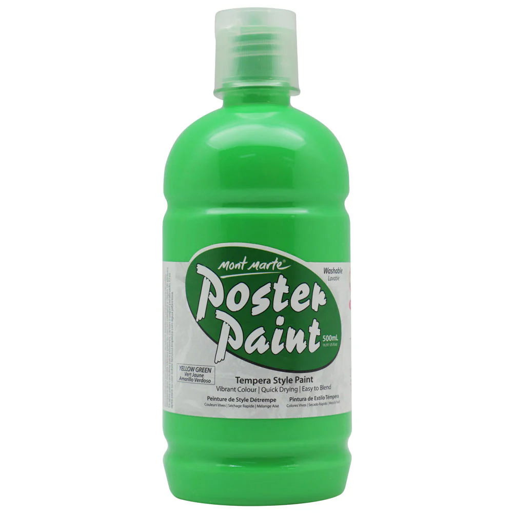 MONT MARTE Poster Paint - 500ml - Yellow Green