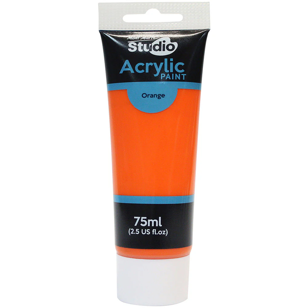 MONT MARTE Studio Acrylic Paint - 75ml - Orange Yellow