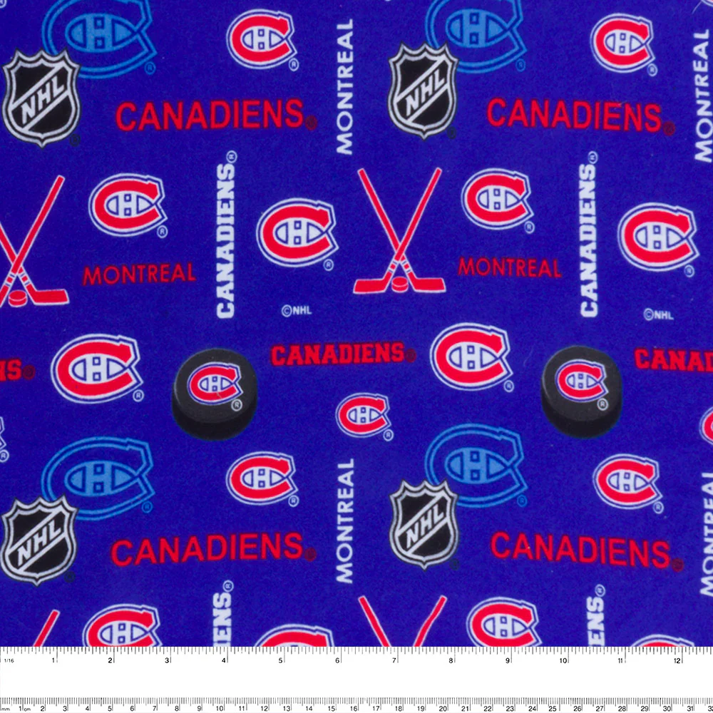 Montreal Canadiens - NHL Flannelette Print - Logo - Image 2