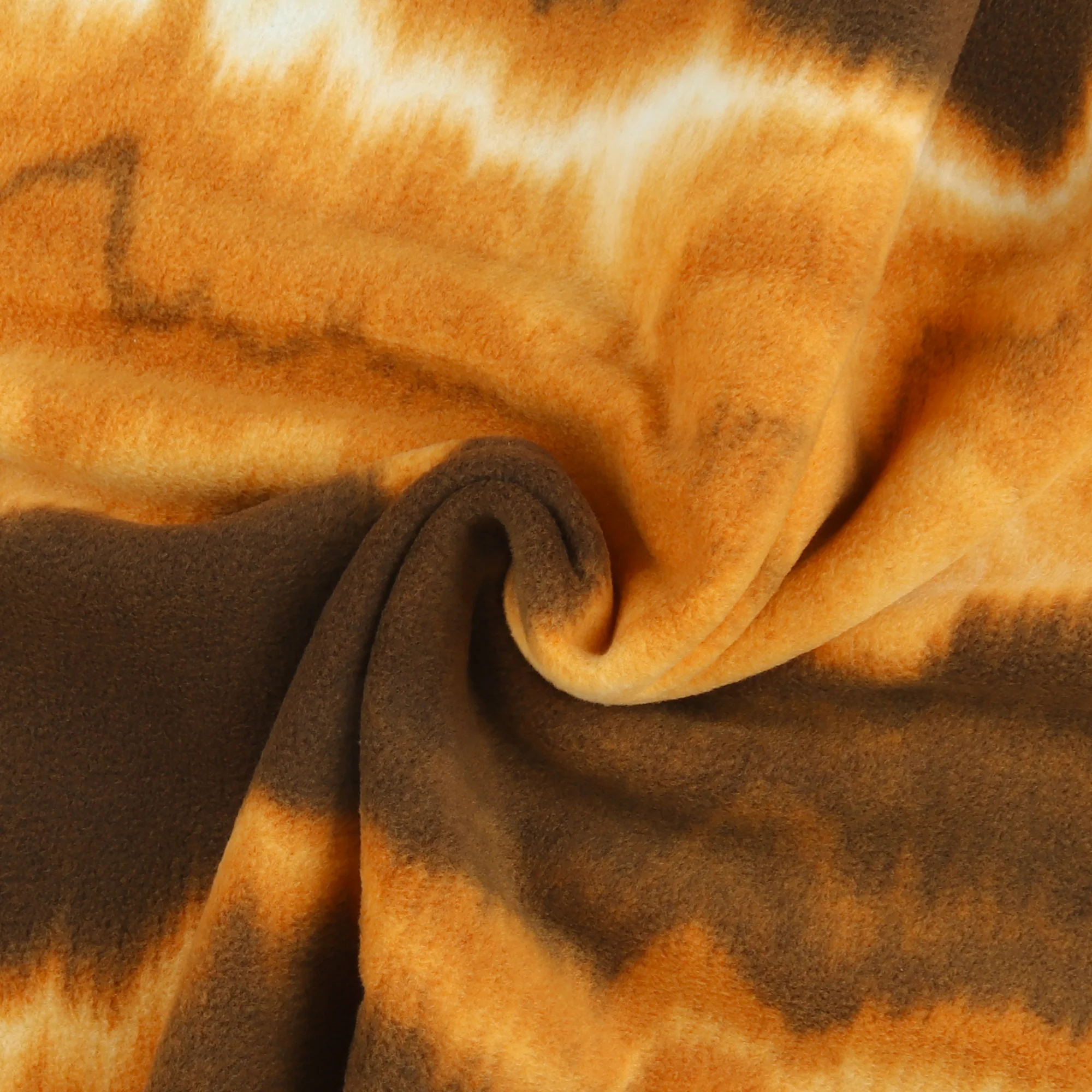 Mountain Fleece Prints - Waves - 009 - Copper - Image 2