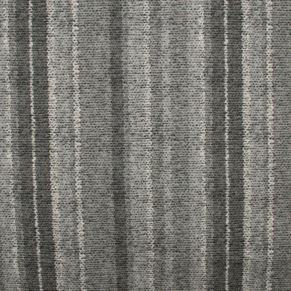 MY CANADA Printed Cotton - Textured knit - Charcoal