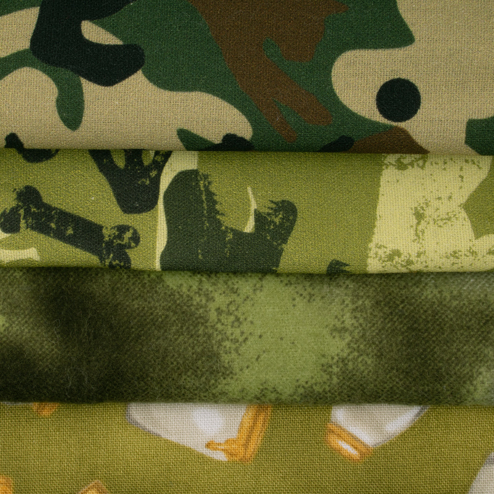 Mystery fabric - Print - Green
