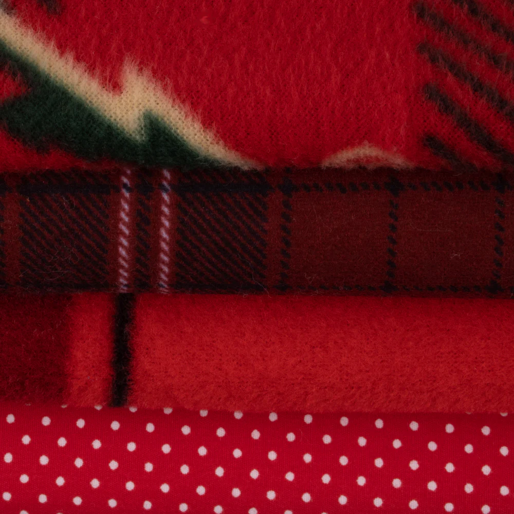 Mystery fabric - Print - Red
