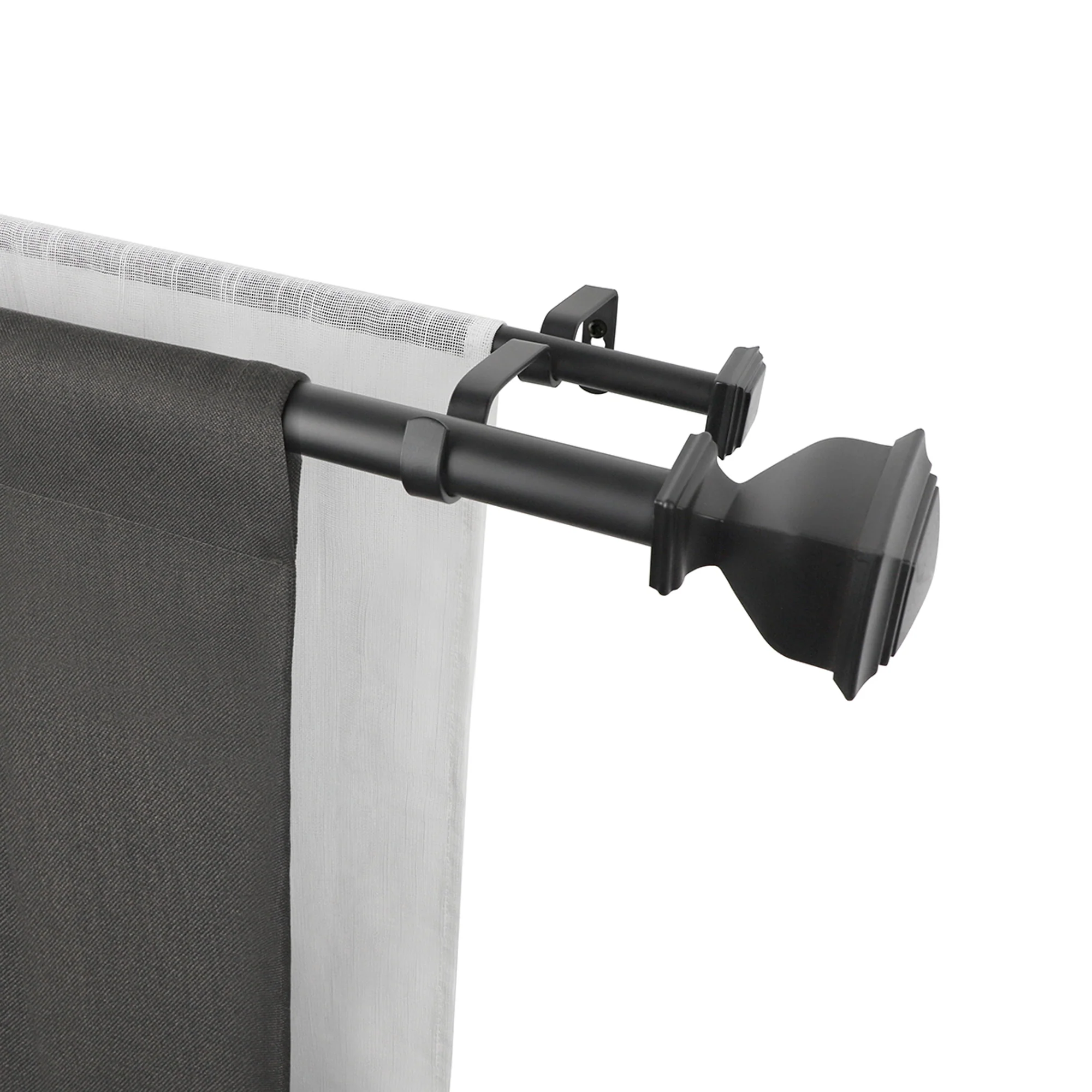 Napoleon - Metal Double Rod set - Black - Image 4