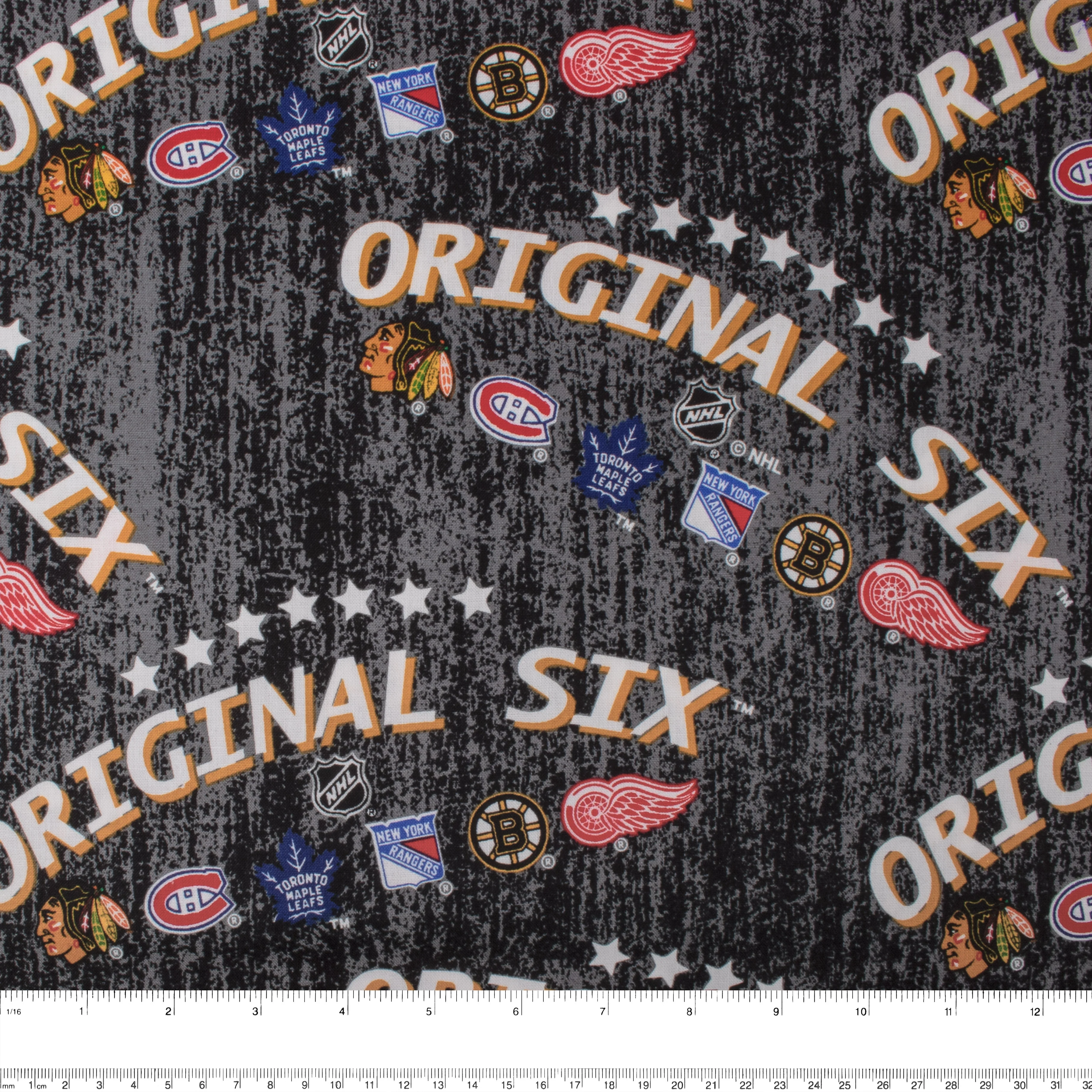 NHL Cotton - Original six - Logo - Black - Image 2