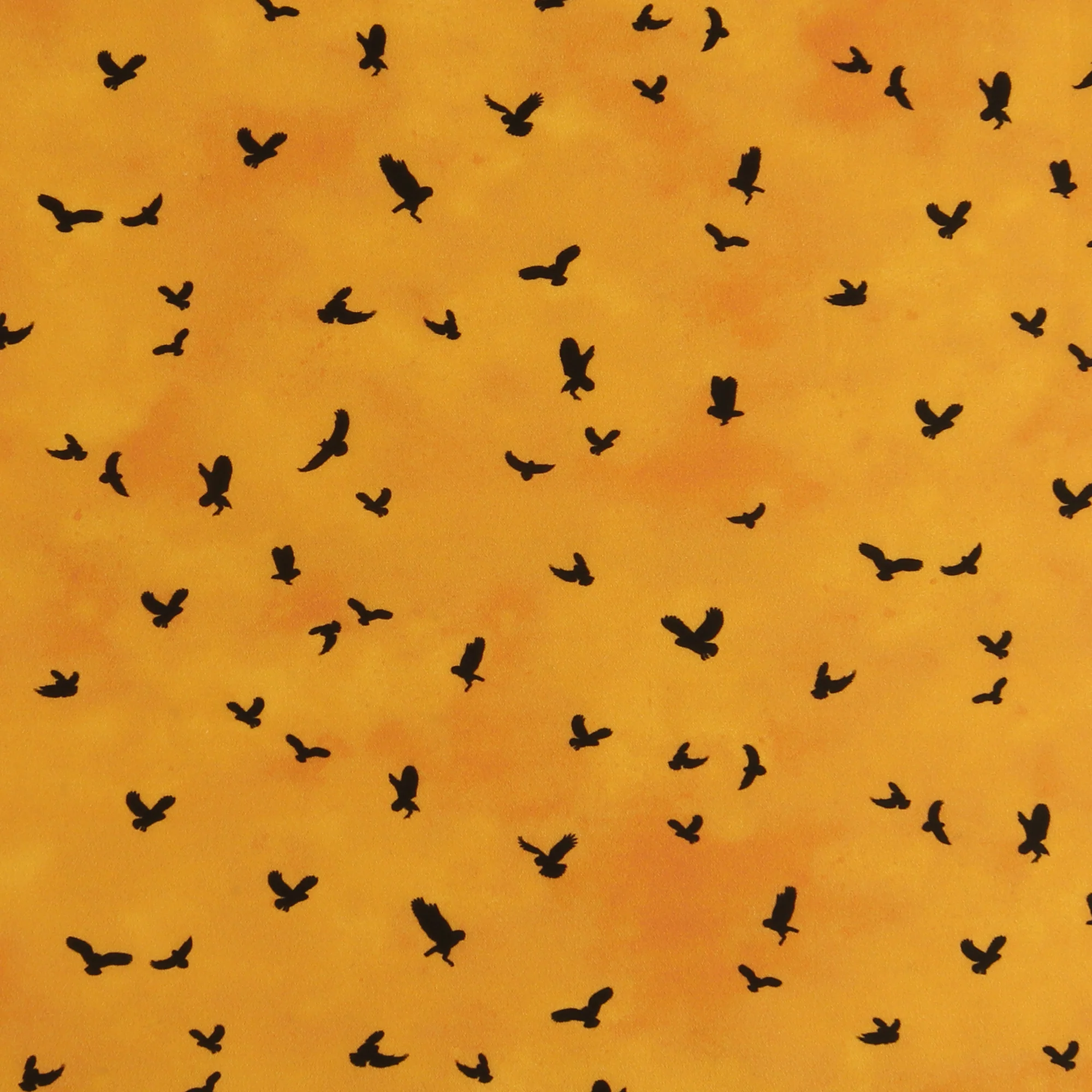 Northcott - Printed Cotton - NIGHT OWL - 005 - Orange