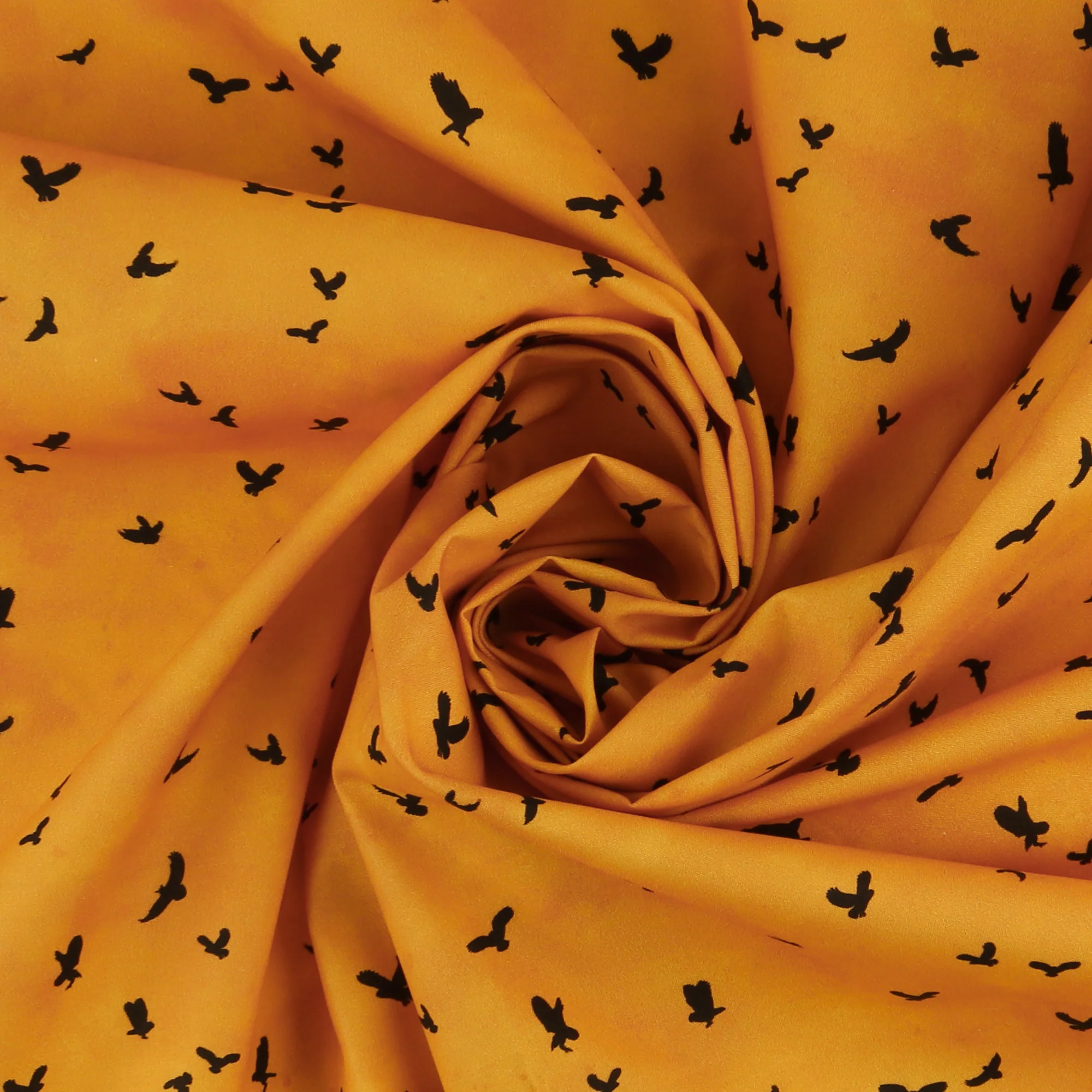 Northcott - Printed Cotton - NIGHT OWL - 005 - Orange - Image 2