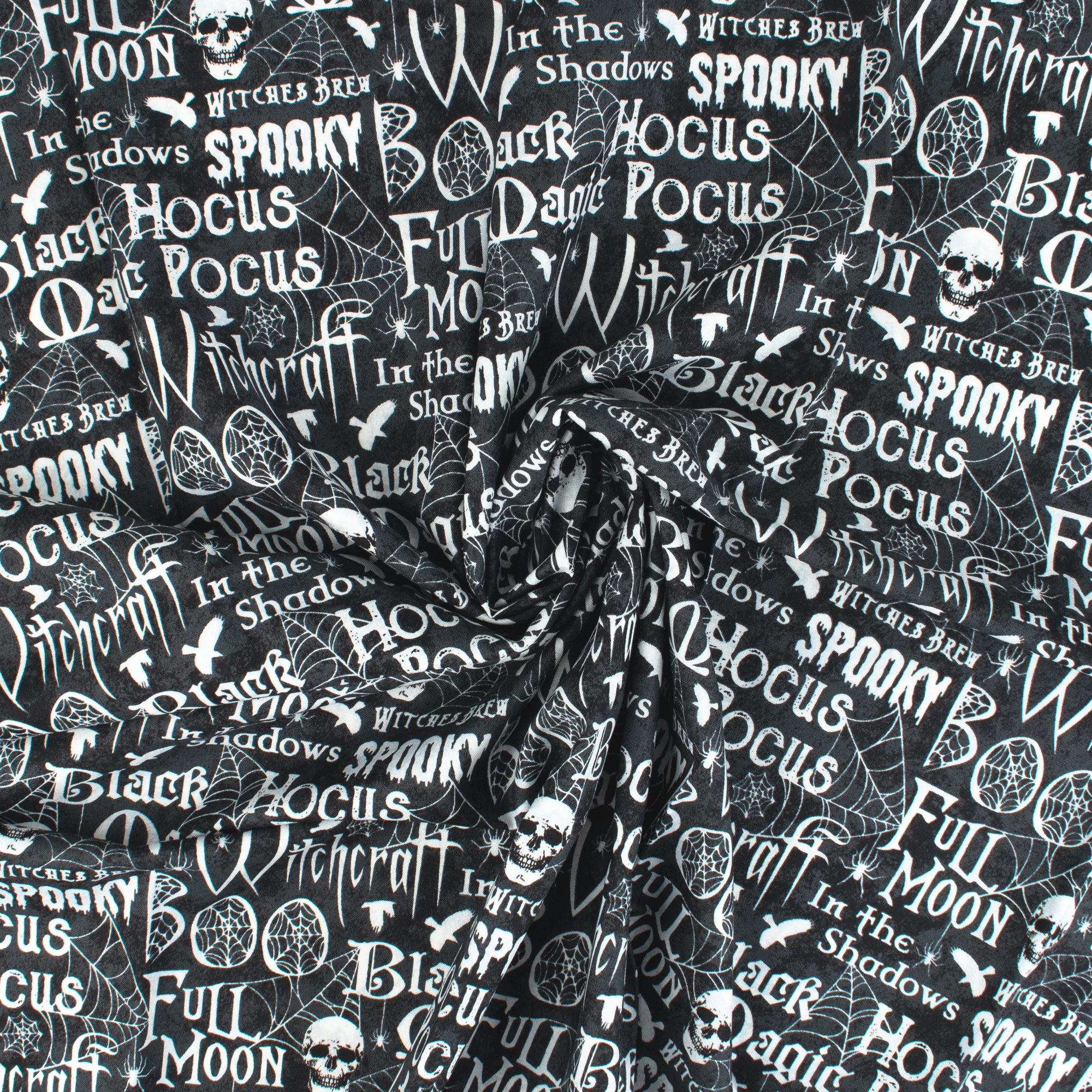 Northcott - Printed Cotton - SPELLBOUND - 002 - Black - Image 2