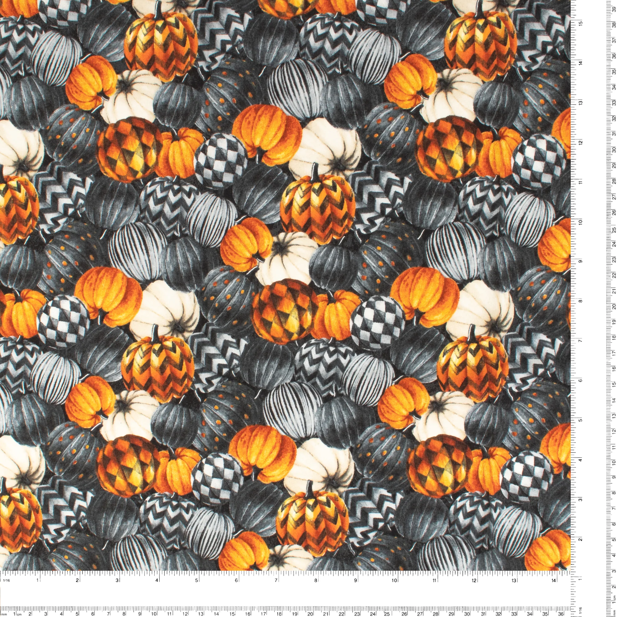 Northcott - Printed Cotton - SPELLBOUND - 003 - Black Pumpkin - Image 3