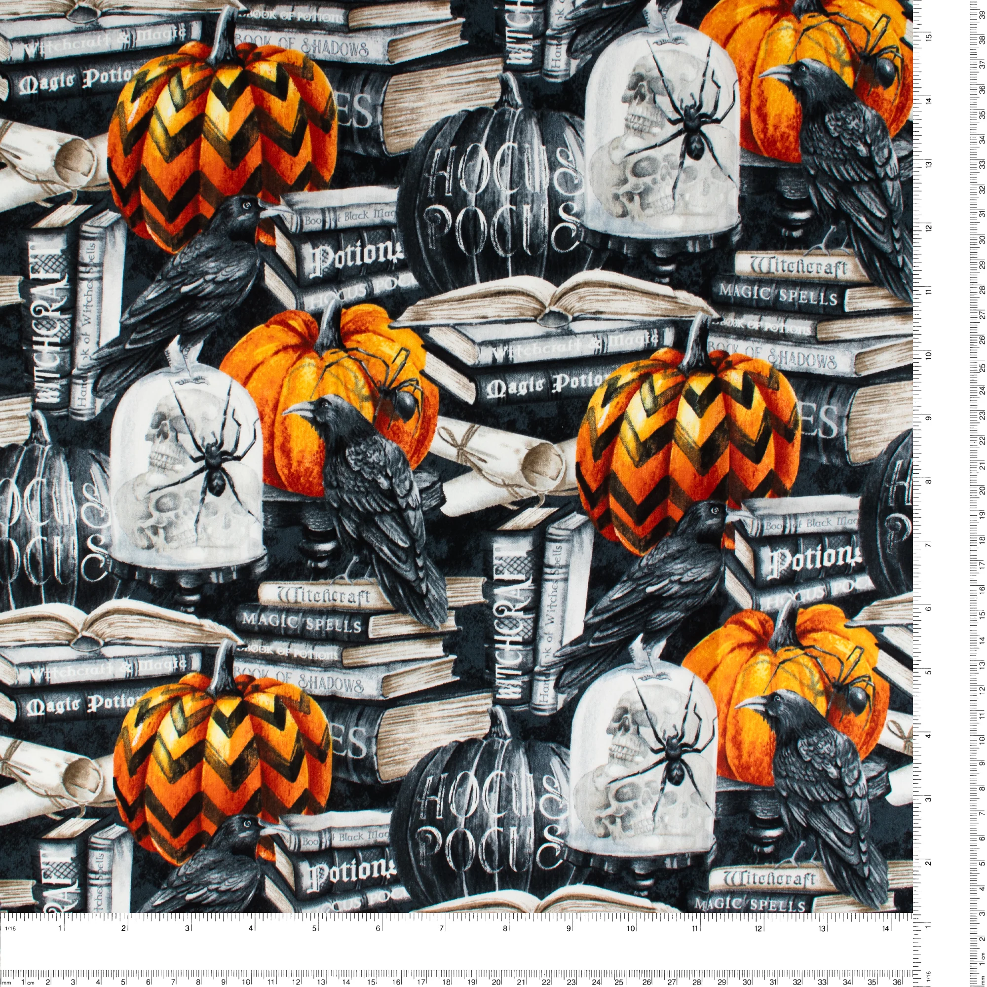 Northcott - Printed Cotton  - SPELLBOUND - 005 - Black - Image 3