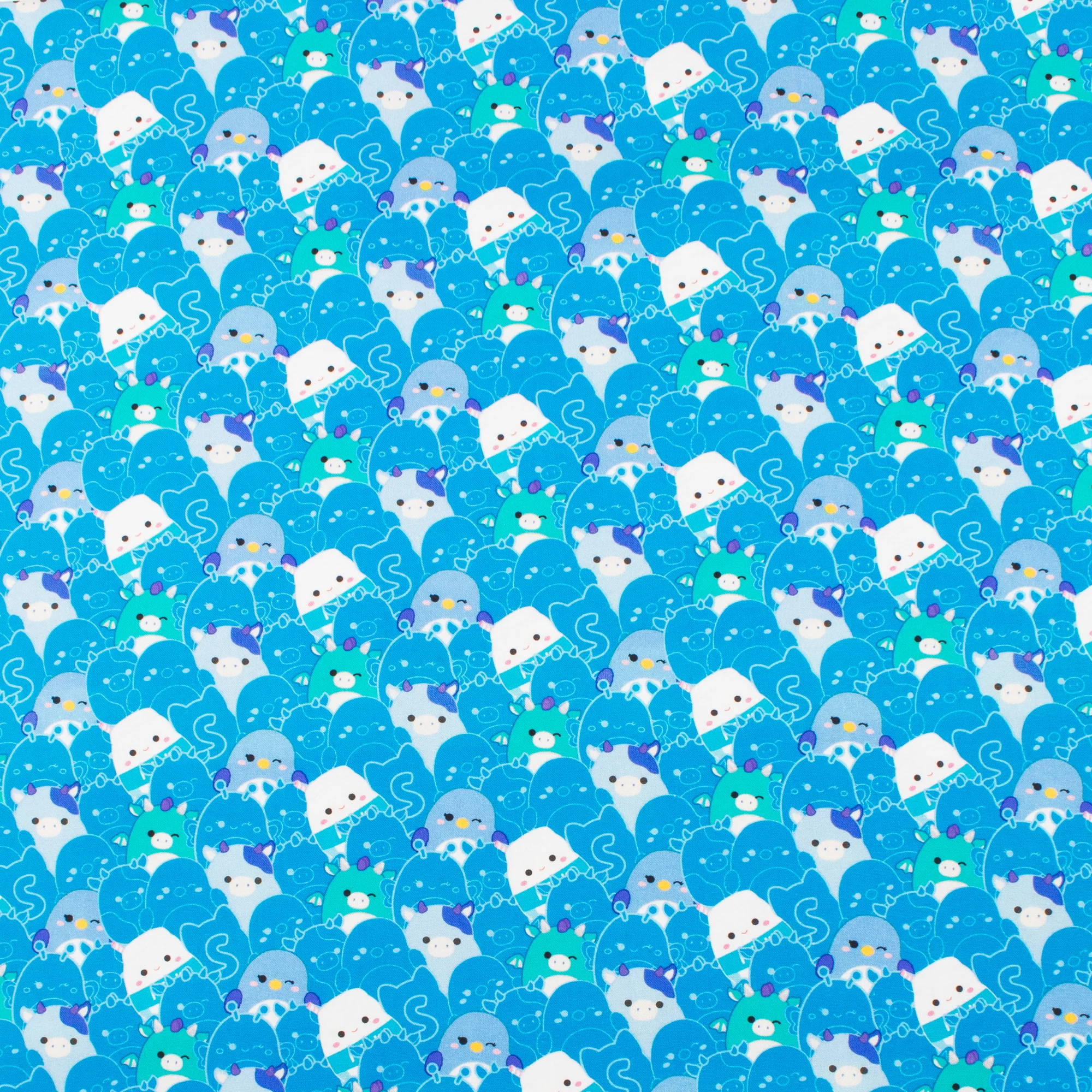 Northcott - Printed Cotton - «SQUISHMALLOWS» - 005 - Turquoise