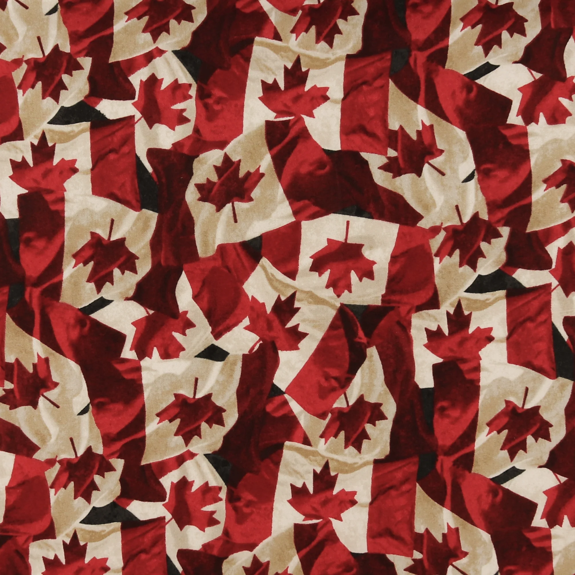 Northcott Printed Cotton - STONE HENGE OH CANADA - 029 - Red
