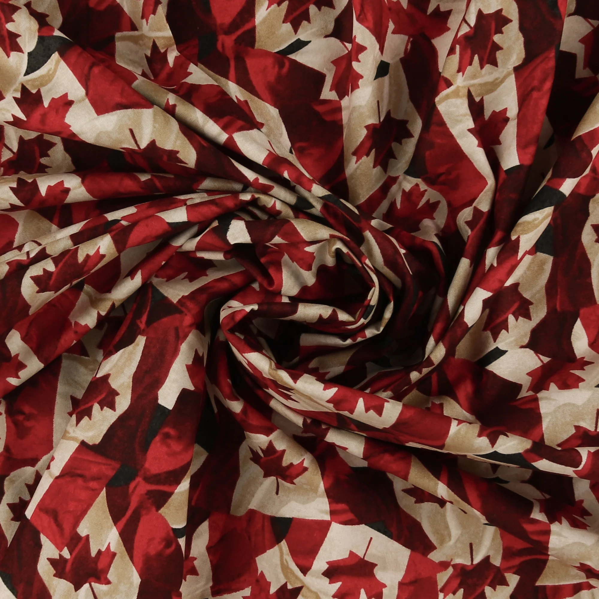 Northcott Printed Cotton - STONE HENGE OH CANADA - 029 - Red - Image 2