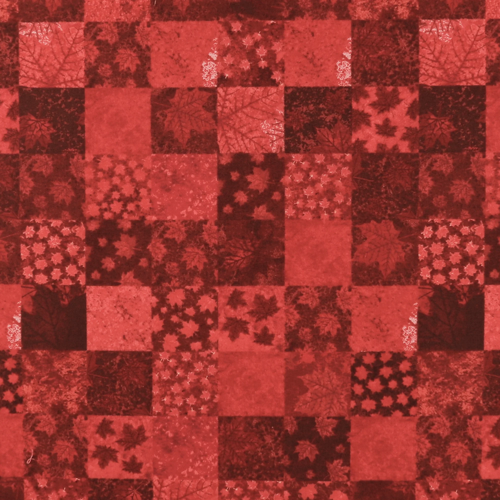 Northcott Printed Cotton - STONE HENGE OH CANADA - 030 - Red