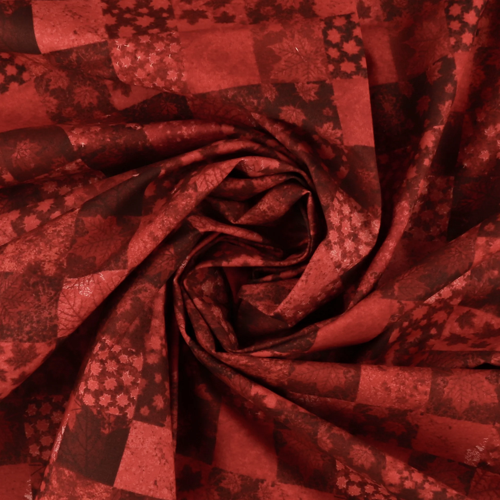 Northcott Printed Cotton - STONE HENGE OH CANADA - 030 - Red - Image 2