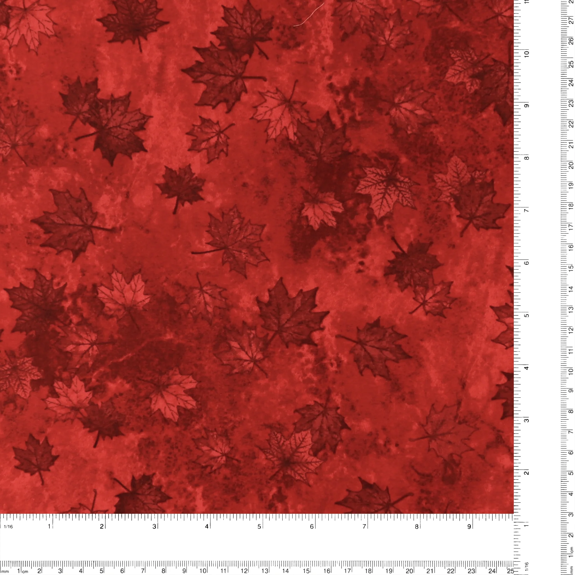 Northcott Printed Cotton - STONE HENGE OH CANADA - 031 - Red - Image 3