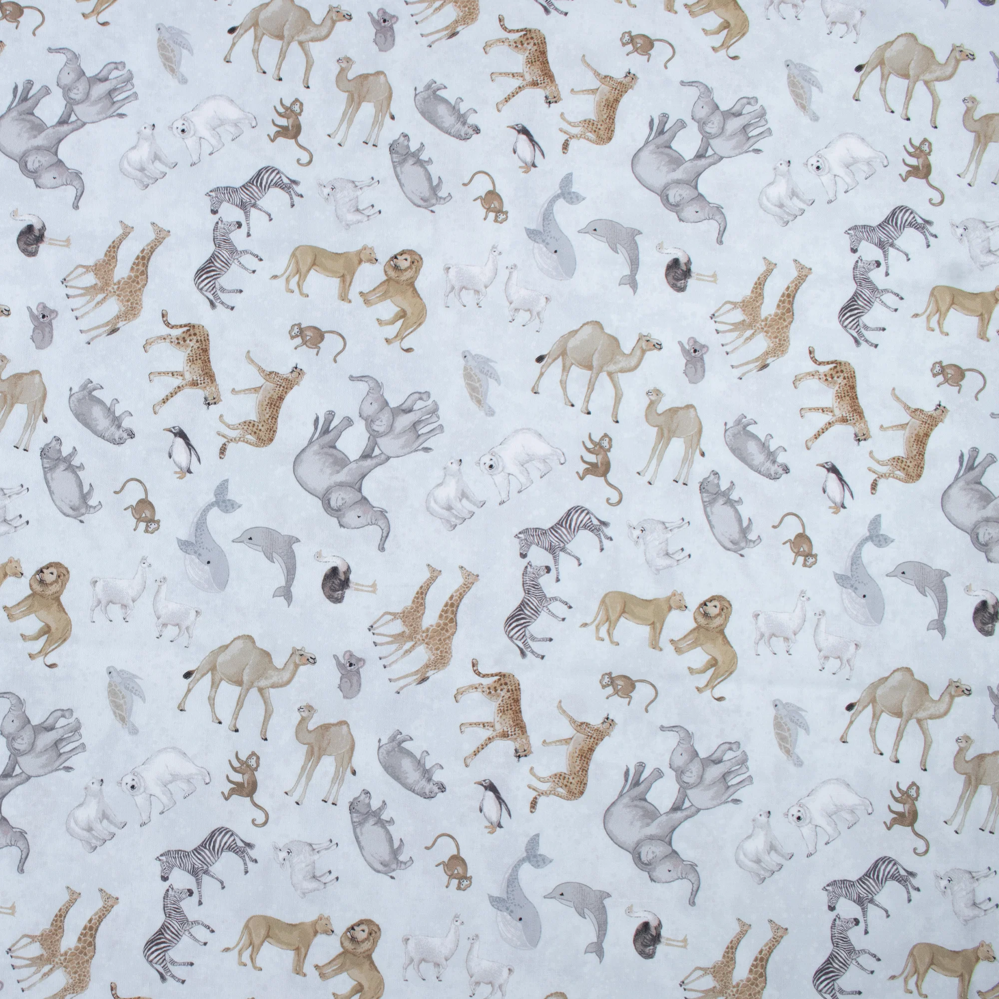 Northcott - Printed Cotton - TWO BY TWO - 003 - Iceberg