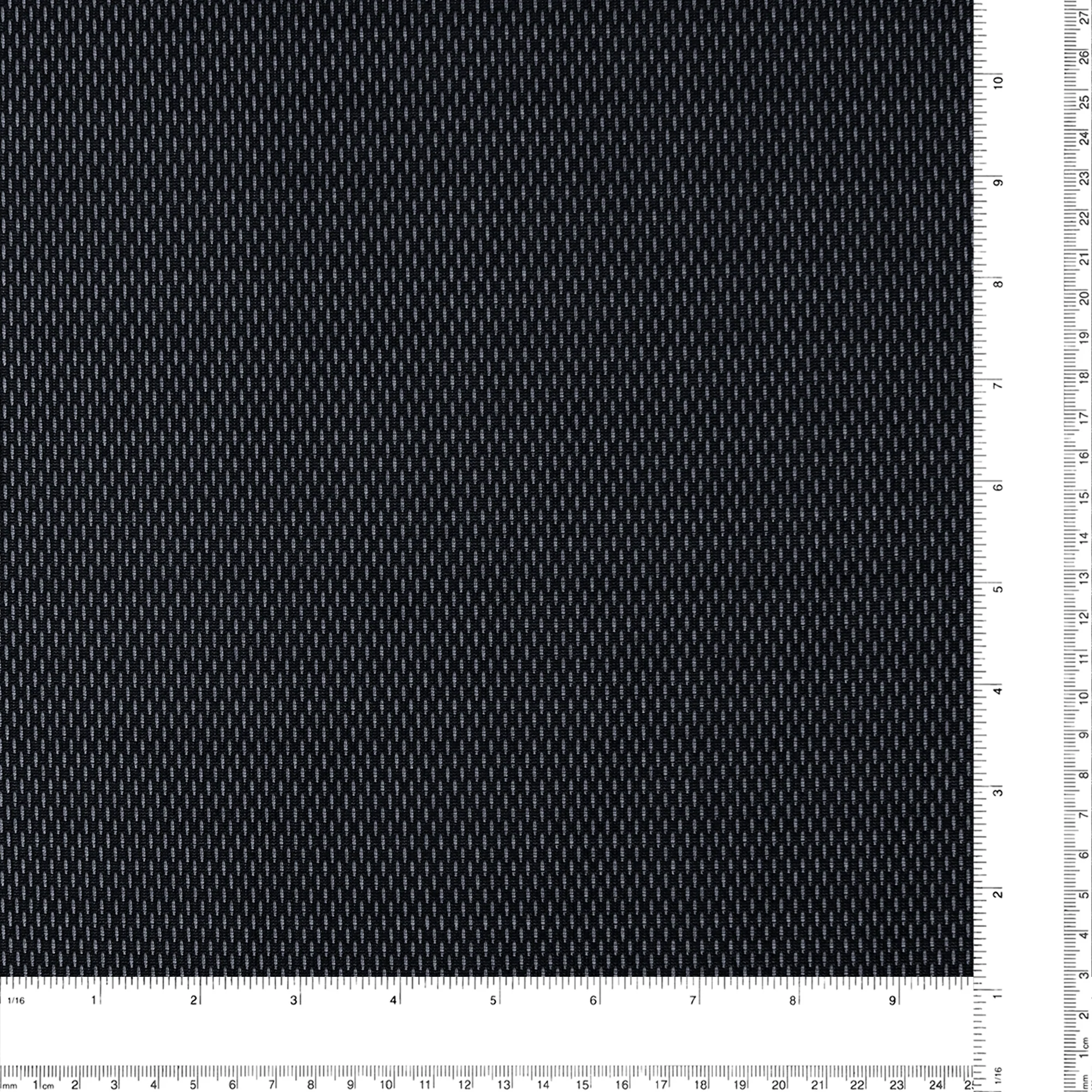 Novelty Black Knit - 090 - Black & Silver - Image 3