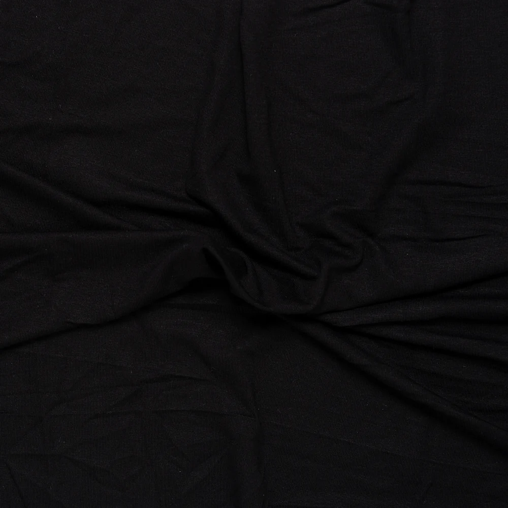 Novelty Black Knit - Solid - Black 10 - Image 2