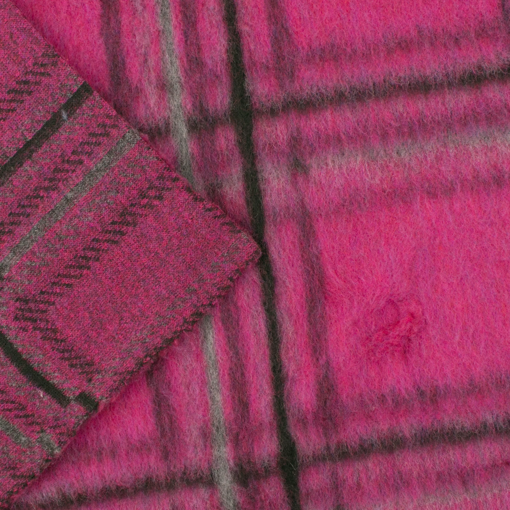 Novelty Coating - NOTTINGHAM - 004 - Magenta - Image 4