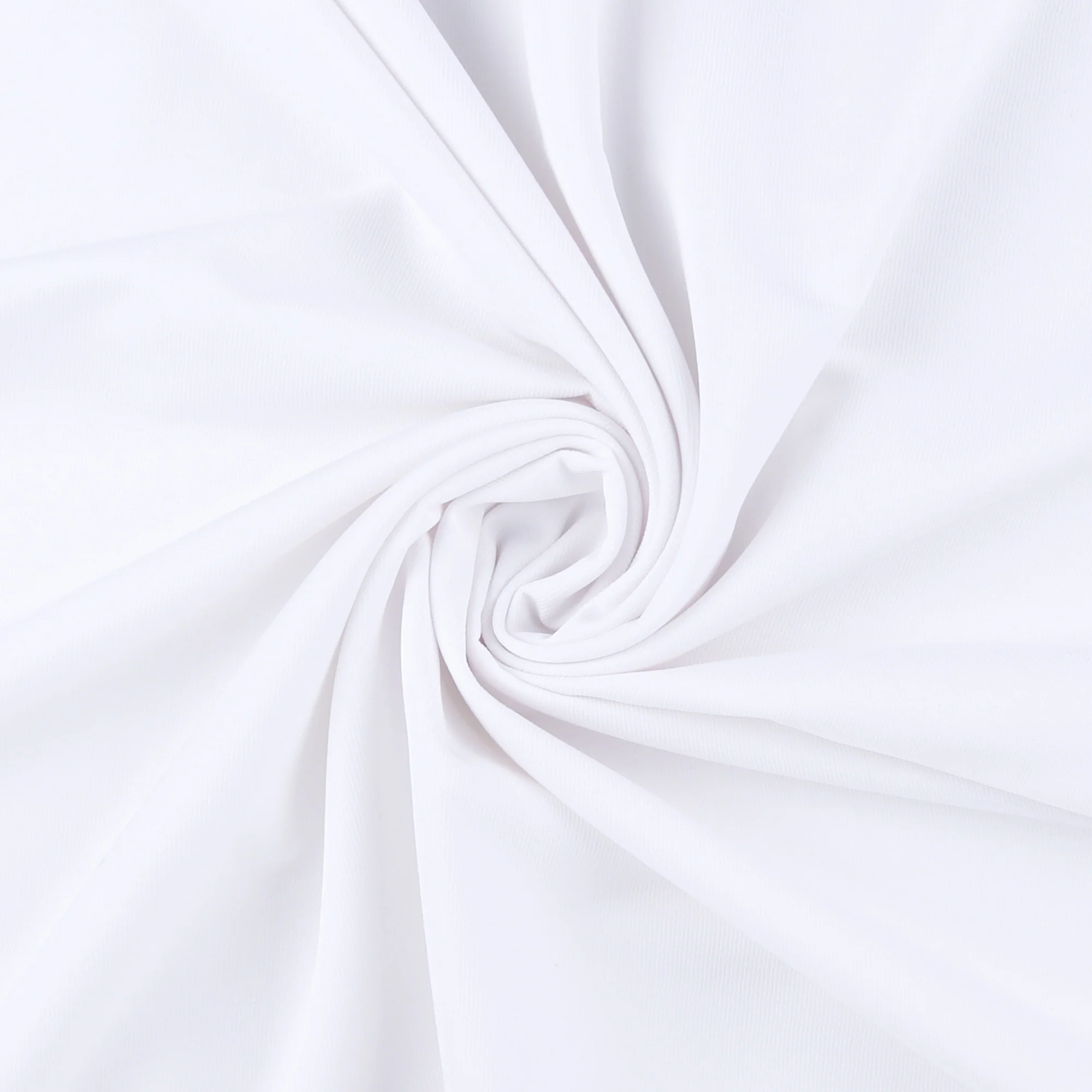 Novelty Knit Solid - 084 - White - Image 2
