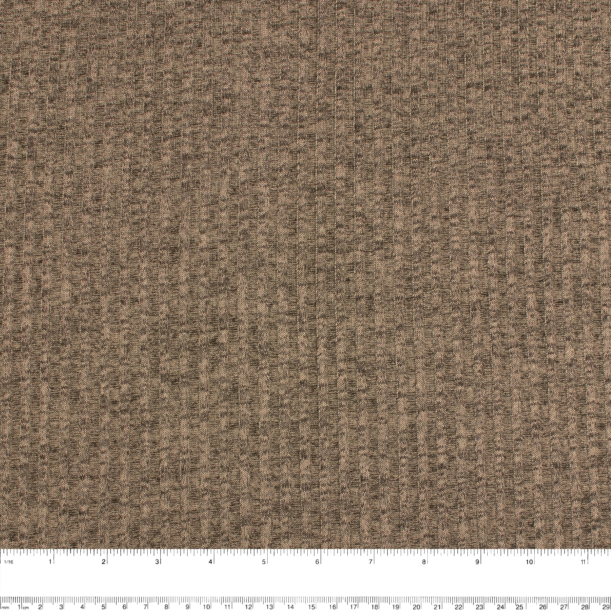 Novelty Knit Solid - Rib - Mix brown - Image 3