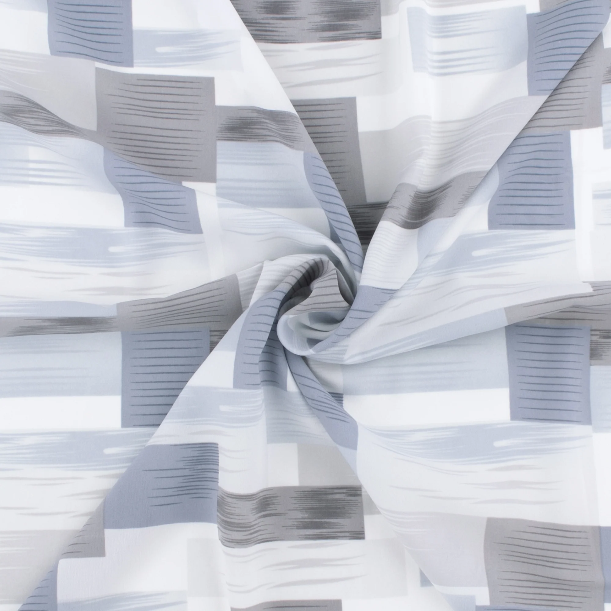 Novelty Polyester Print - 321 - Grey - Image 2