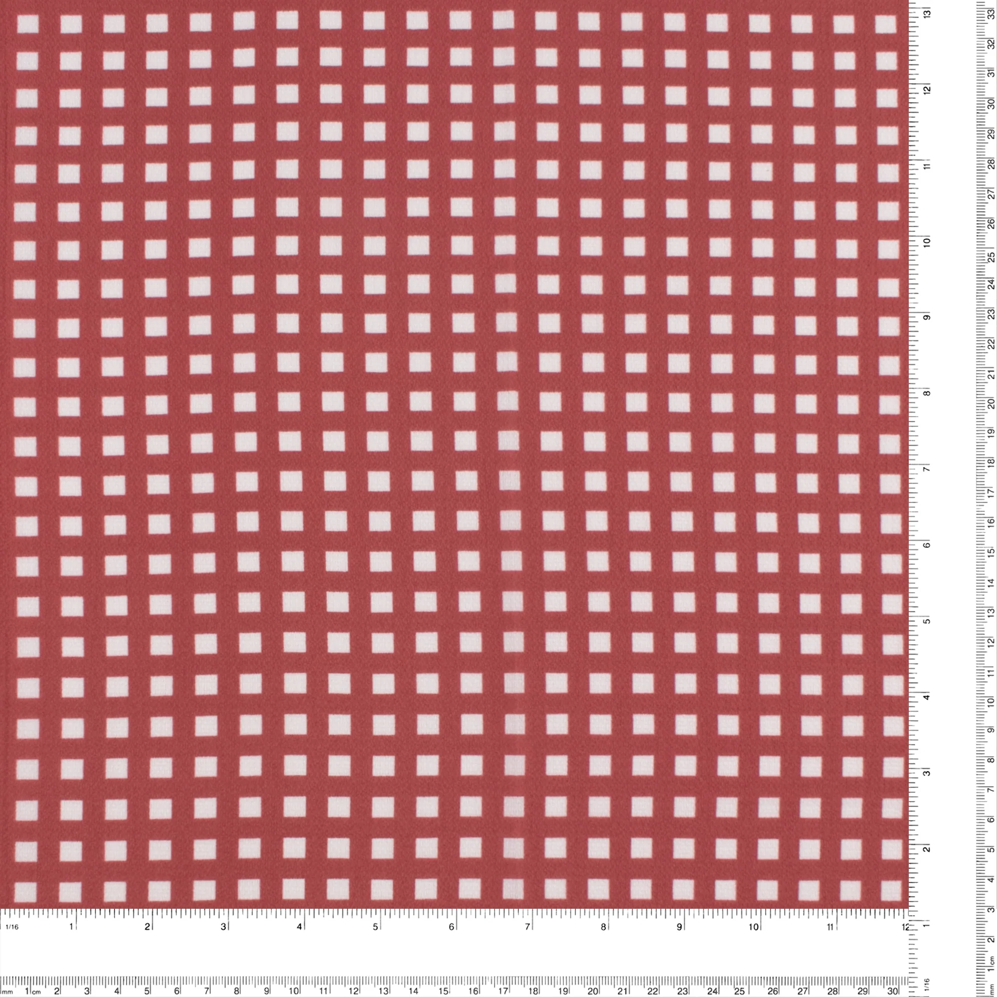 Novelty Polyester Print - 327 - Red - Image 3