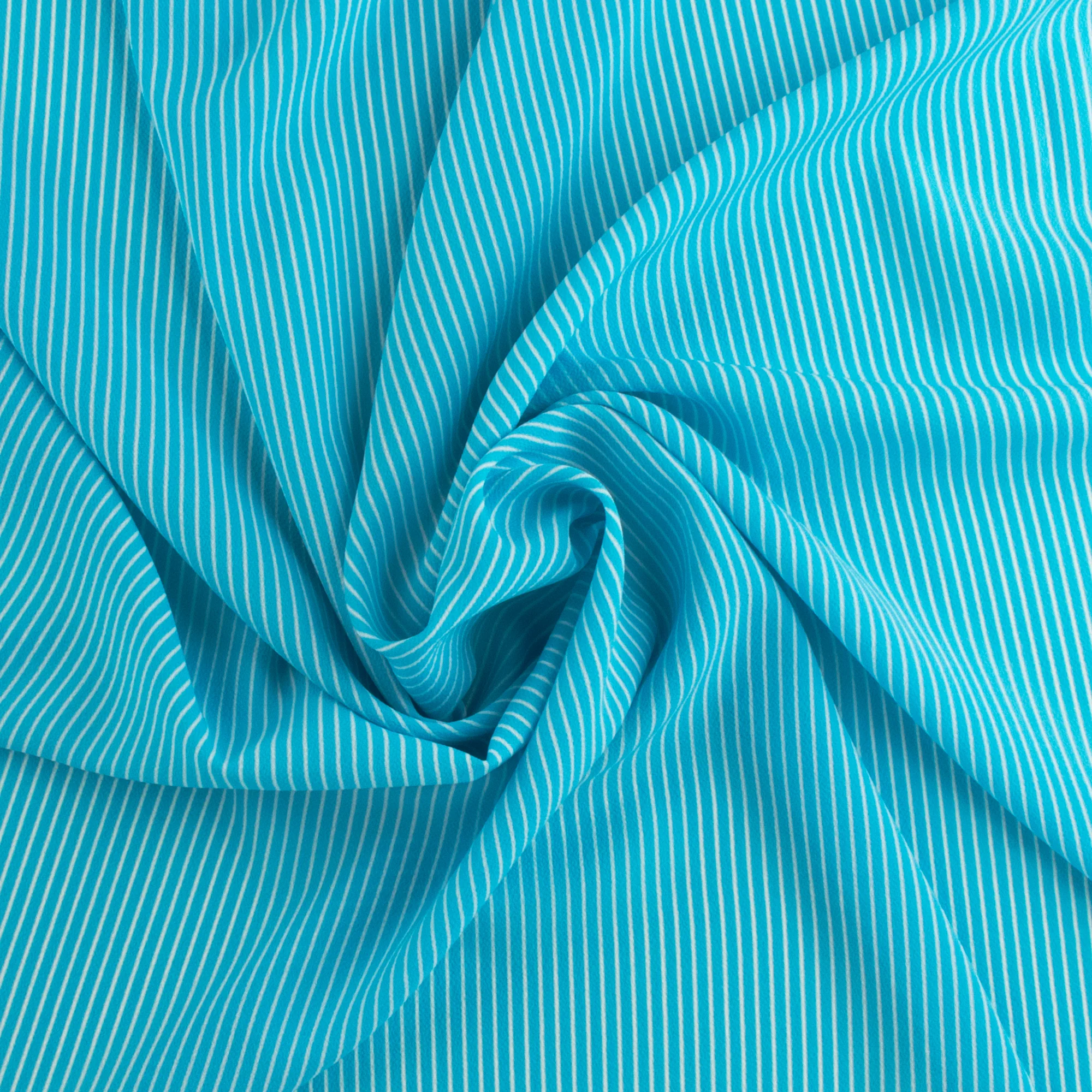 Novelty Polyester Print - 369 - Blue - Image 2