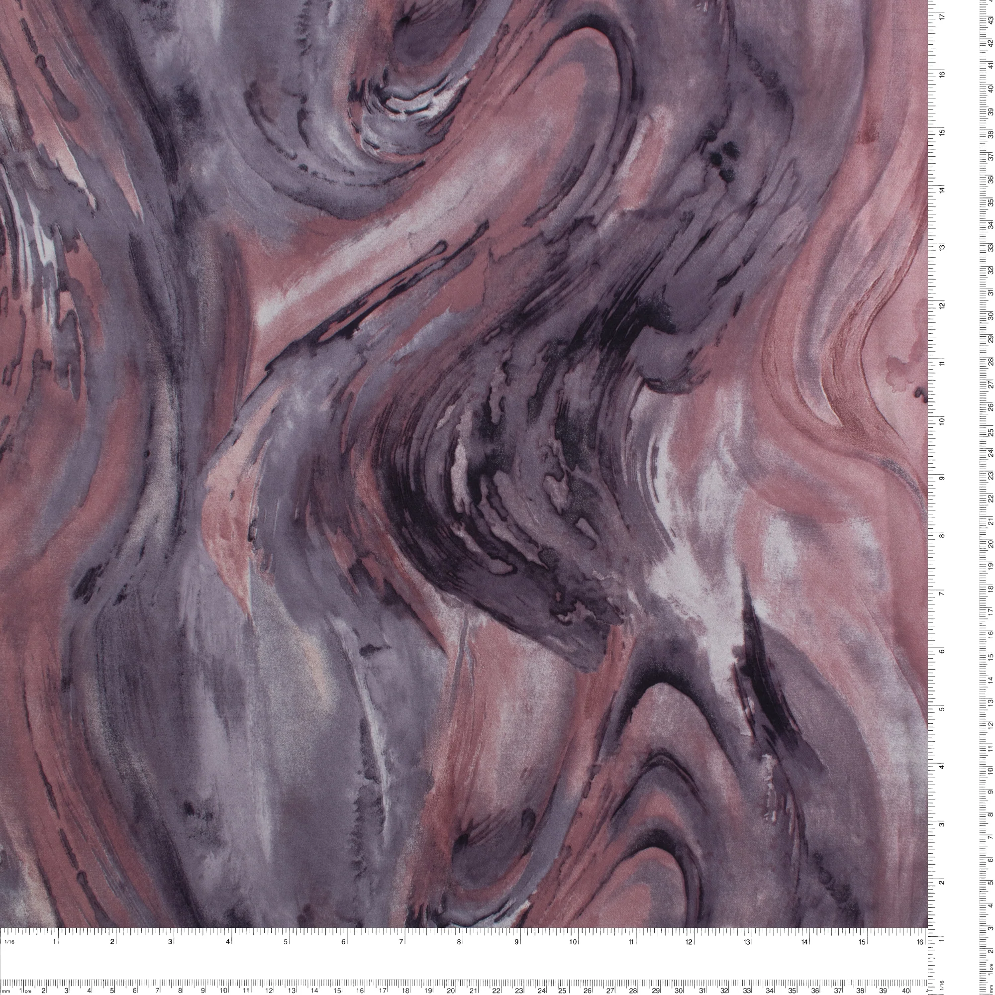 Novelty Polyester Print - 393 - Purple - Image 3
