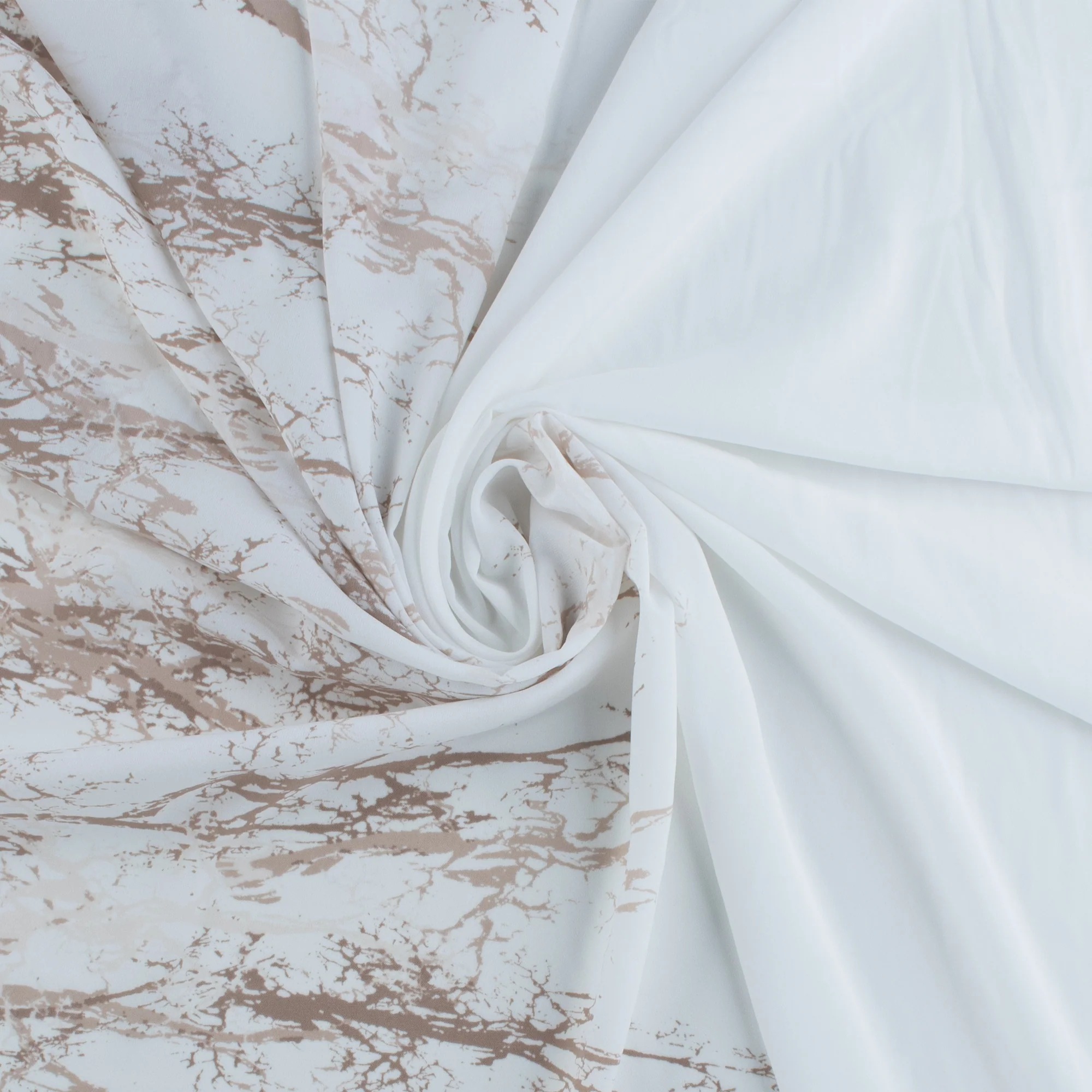 Novelty Polyester Print - 400 - Sand - Image 2
