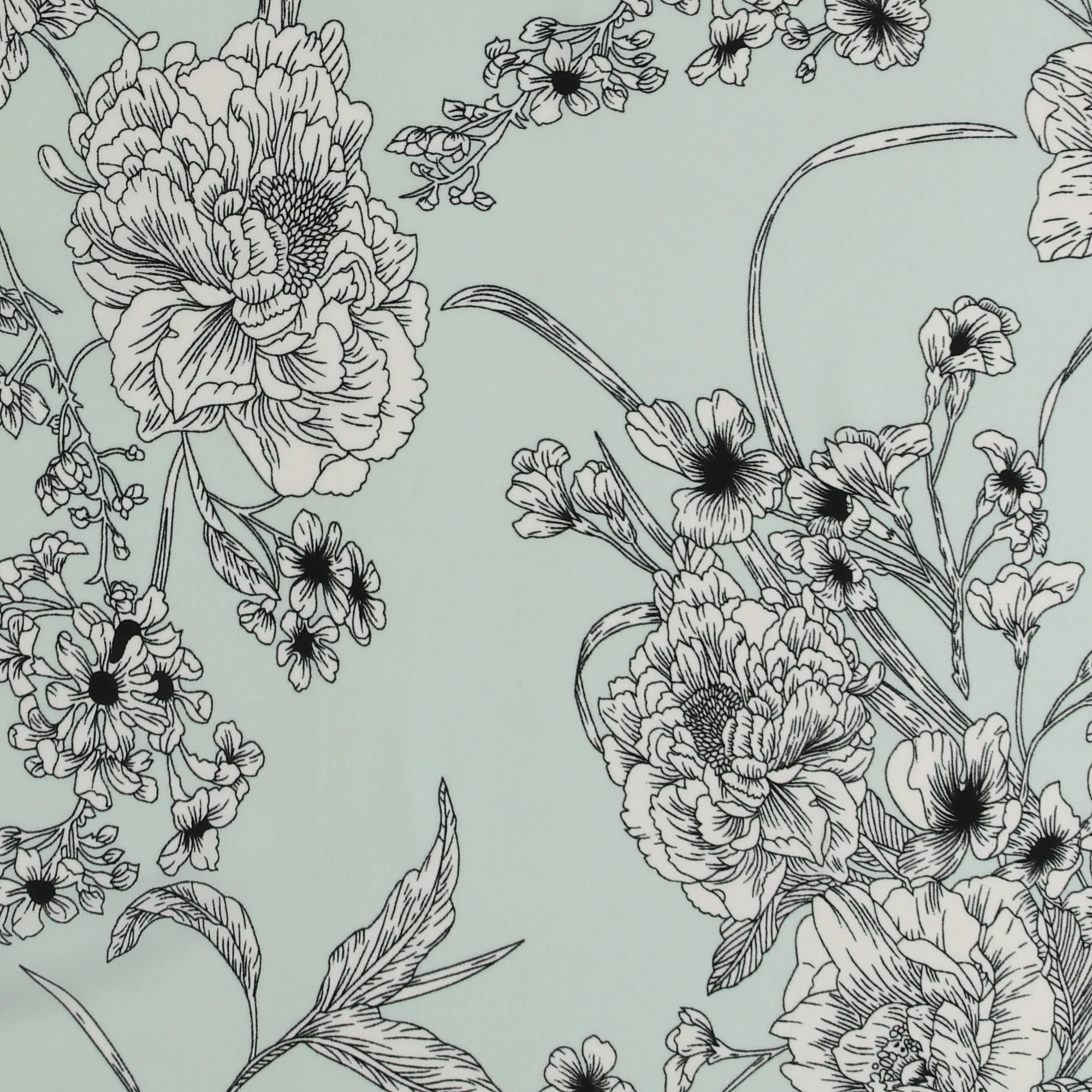 Novelty Polyester Print - 408 - Mint