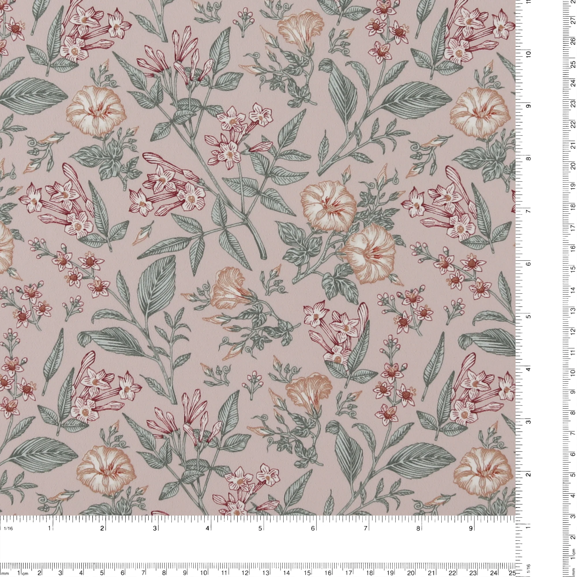 Novelty Polyester Print - 412 - Blush - Image 3