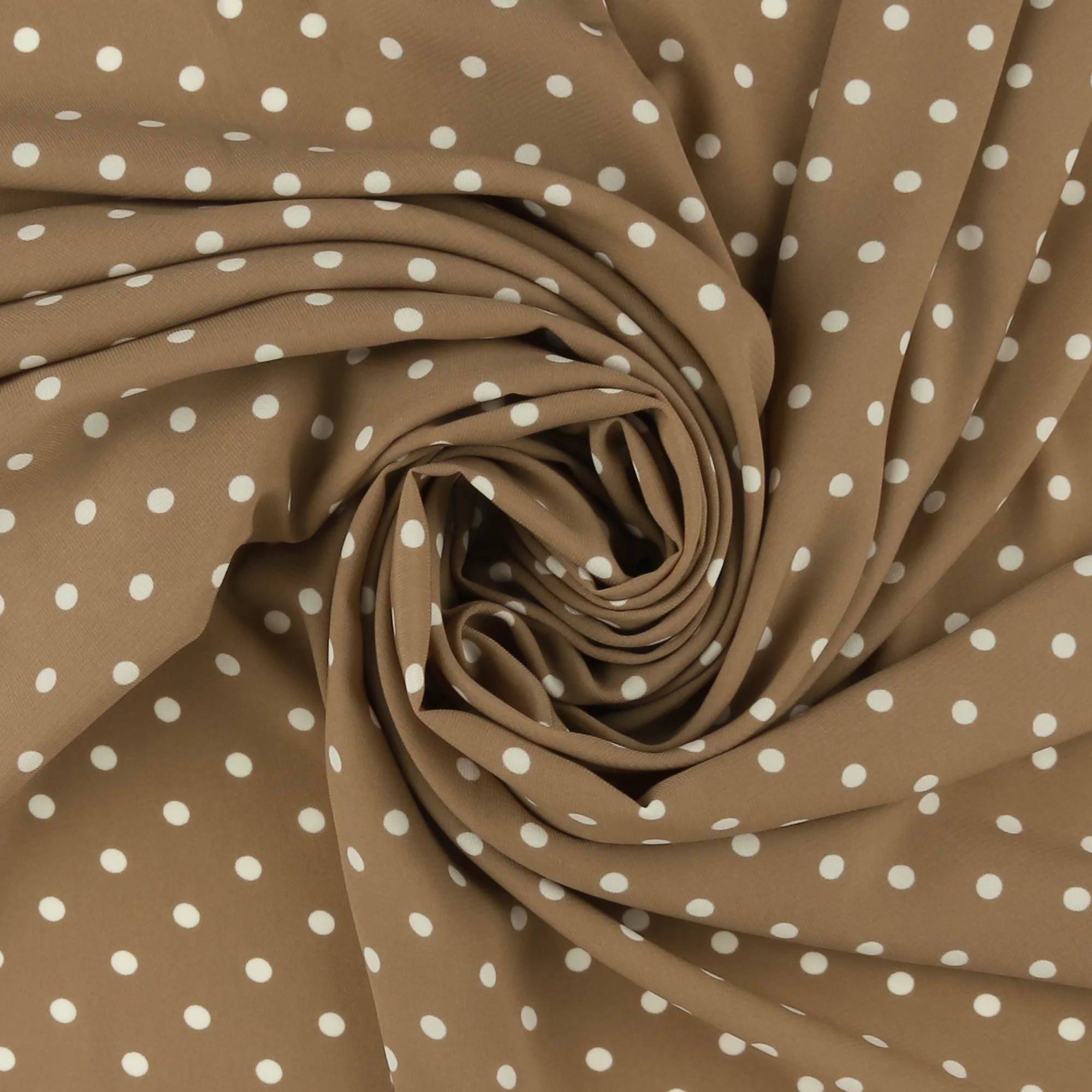 Novelty Polyester Print - 423 - Latté - Image 2