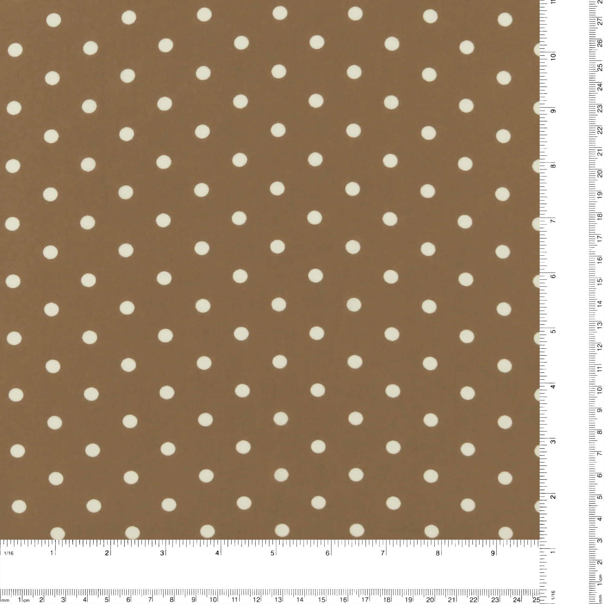 Novelty Polyester Print - 423 - Latté - Image 3