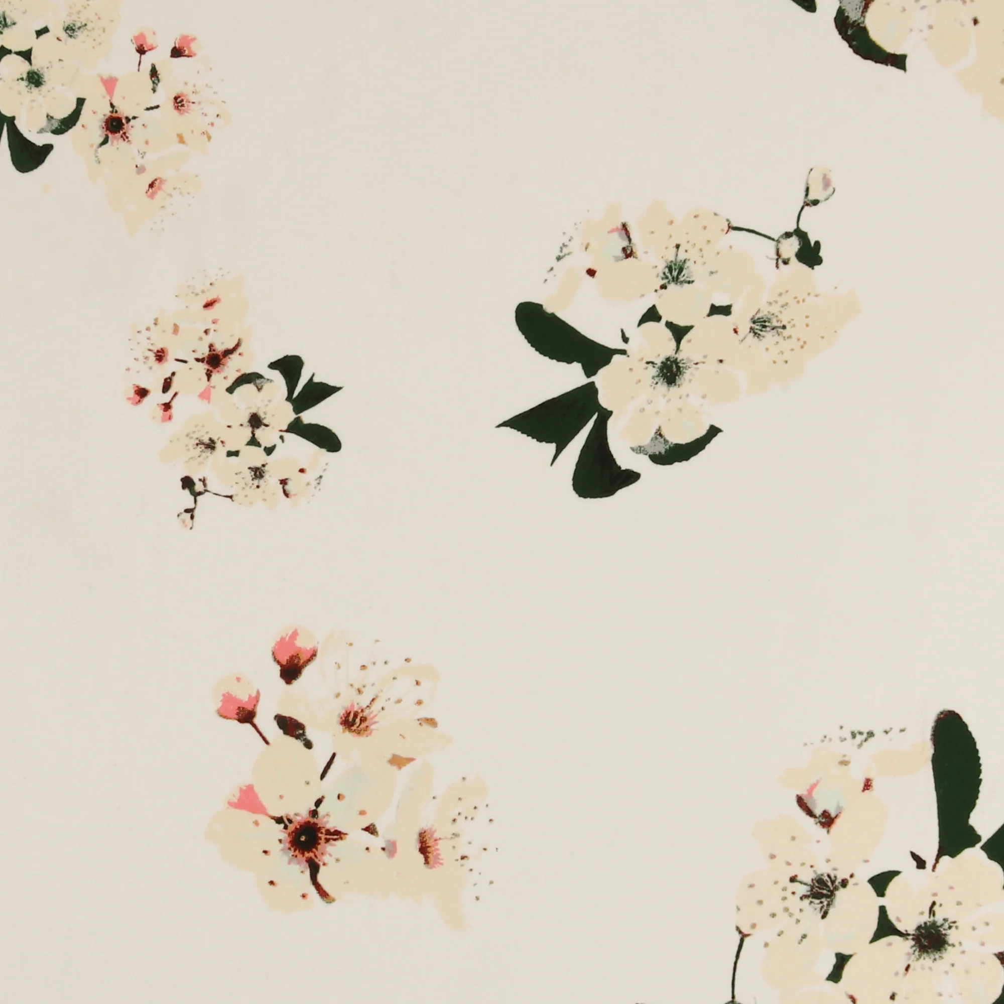 Novelty Polyester Print - 428 - White