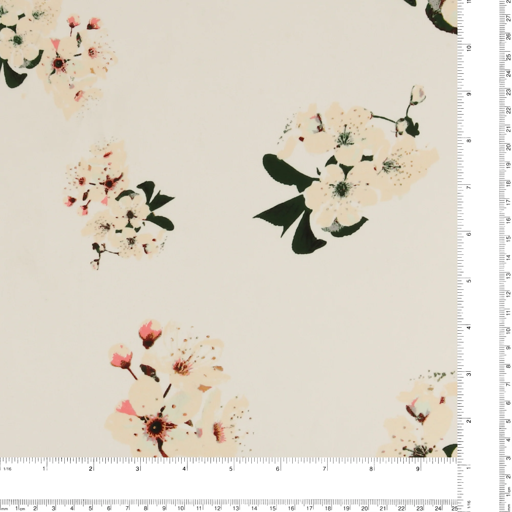 Novelty Polyester Print - 428 - White - Image 3