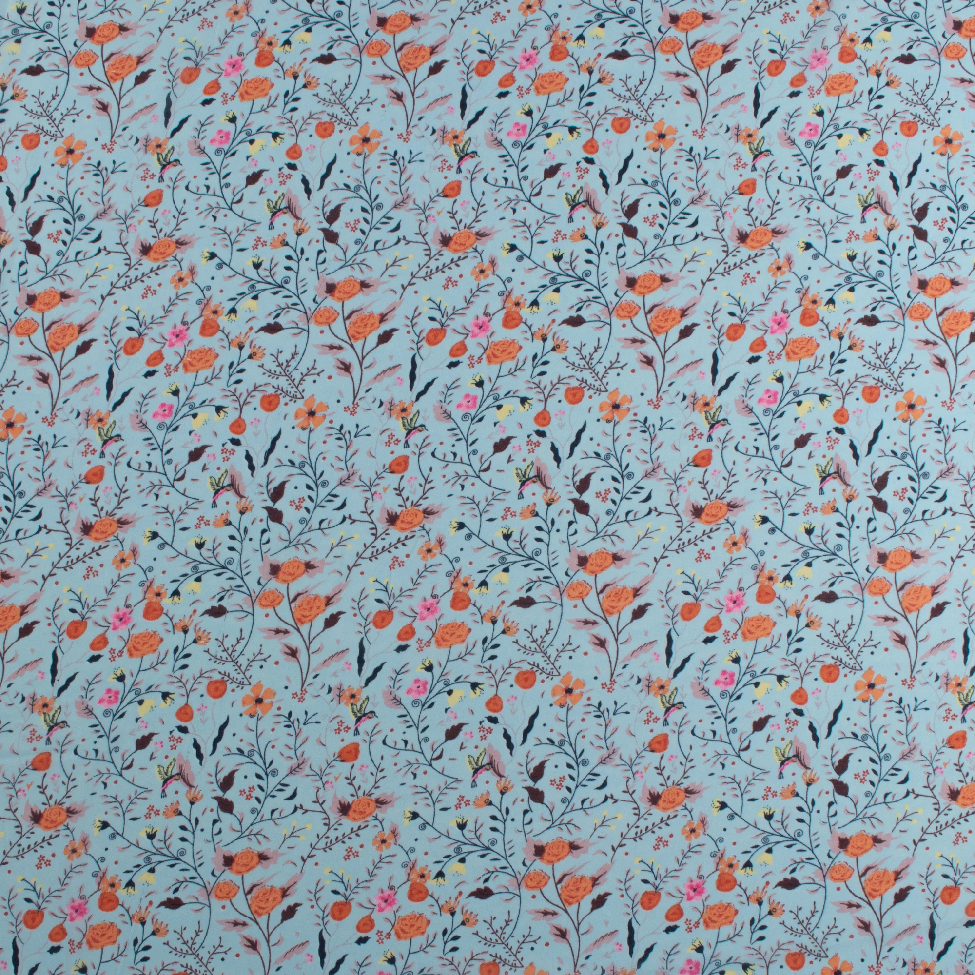 Novelty Printed Chiffon - 382 - Light Blue