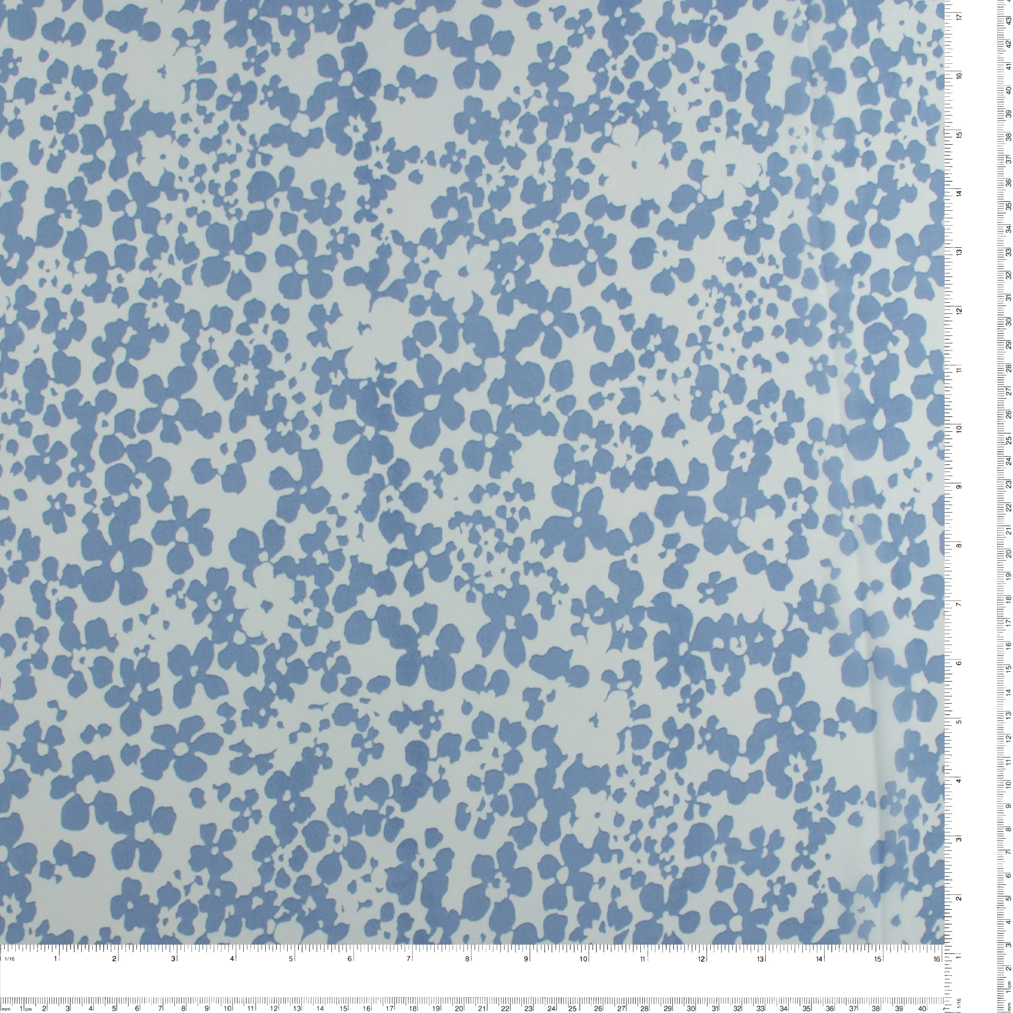 Novelty Printed Chiffon - 388 - Blue - Image 3