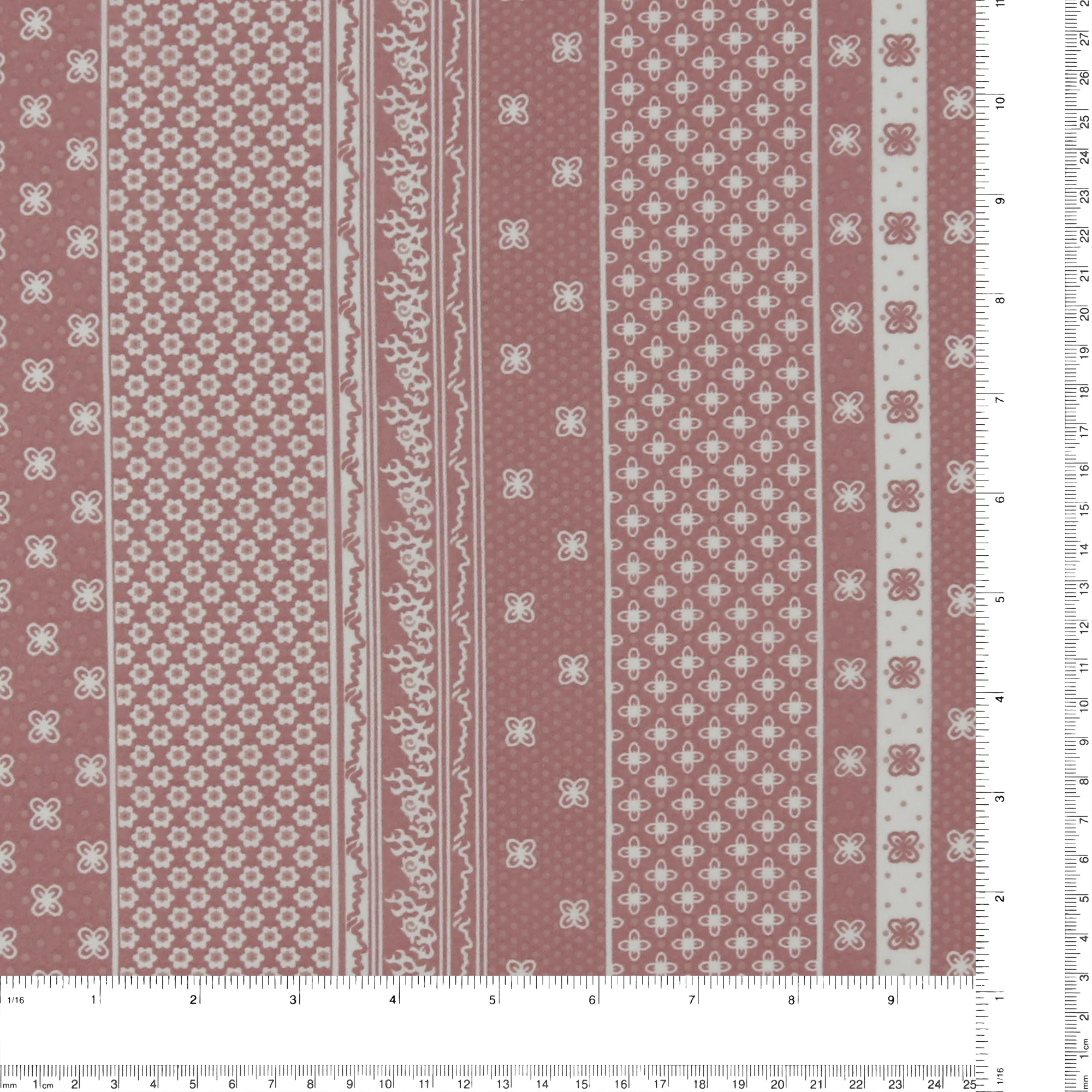 Novelty Printed Chiffon - 431 - Dusty Pink - Image 3