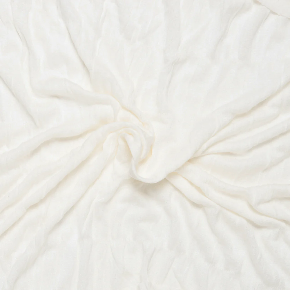 Novelty White Knit - Embossed - White - Image 2