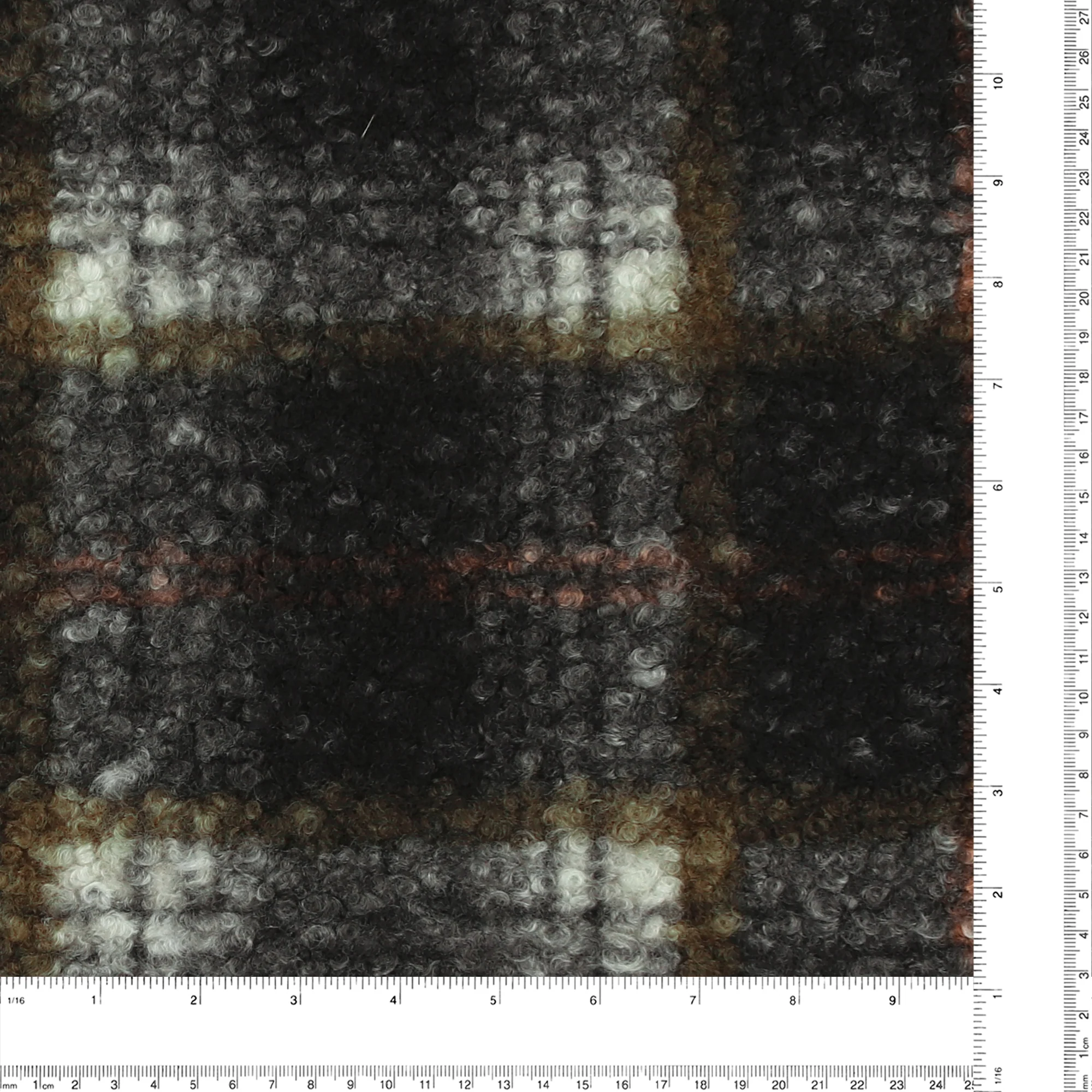 Nubbly Jacketing - ASTORIA - 002 - Black & Olive - Image 3