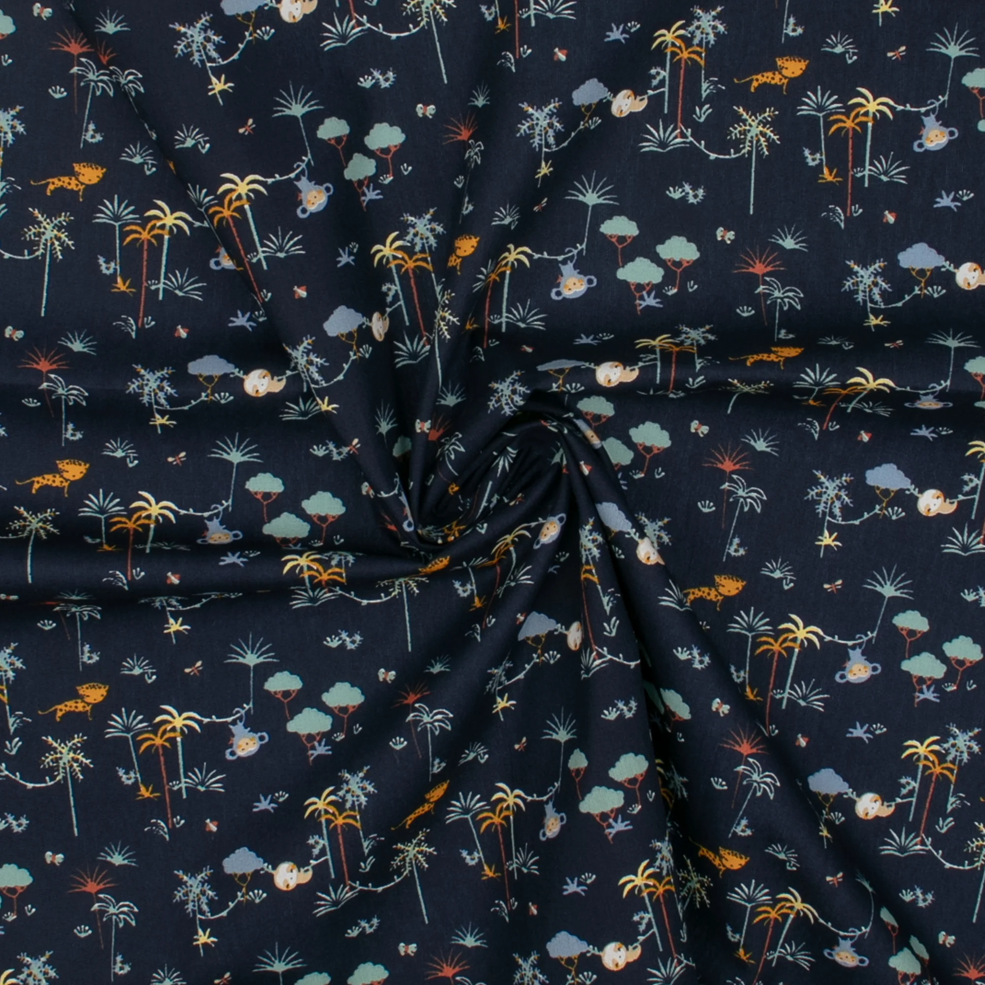 Organic Cotton - GOTS - Little Safari - Navy - Image 2